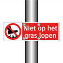 Niet op het gras lopen