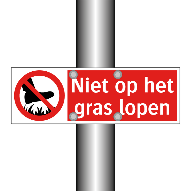 Niet op het gras lopen
