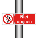 Niet openen