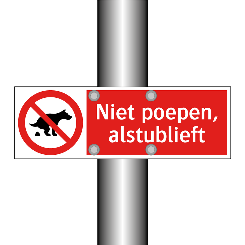 Niet poepen, alstublieft