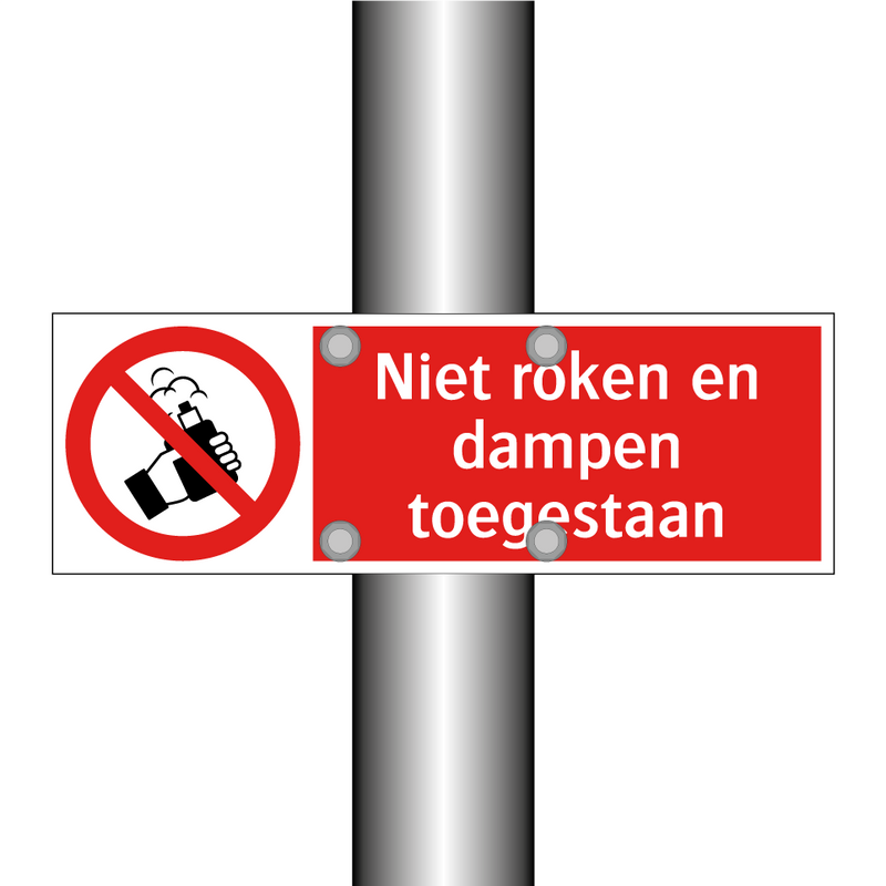 Niet roken en dampen toegestaan