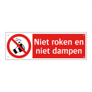 Niet roken en niet dampen
