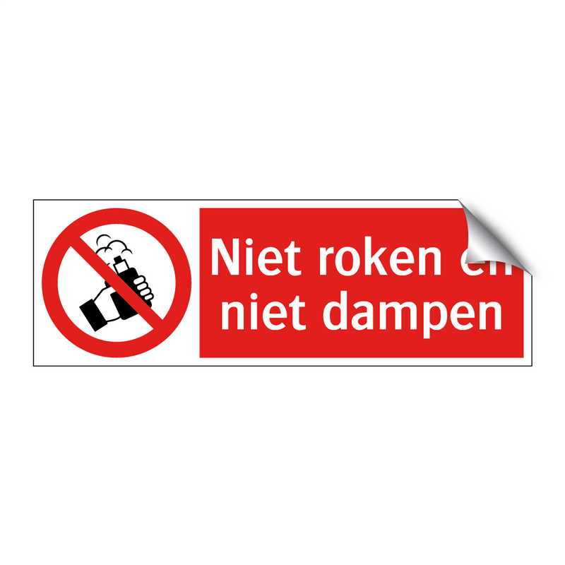 Niet roken en niet dampen