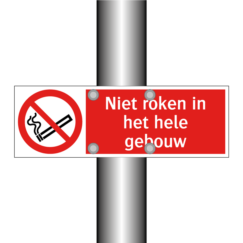Niet roken in het hele gebouw