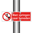 Niet springen naar beneden