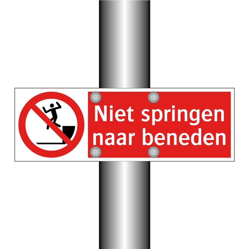 Niet springen naar beneden