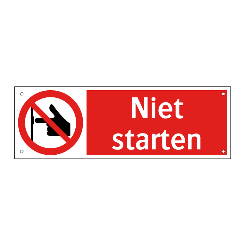 Niet starten