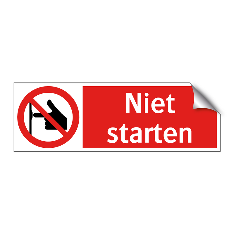 Niet starten