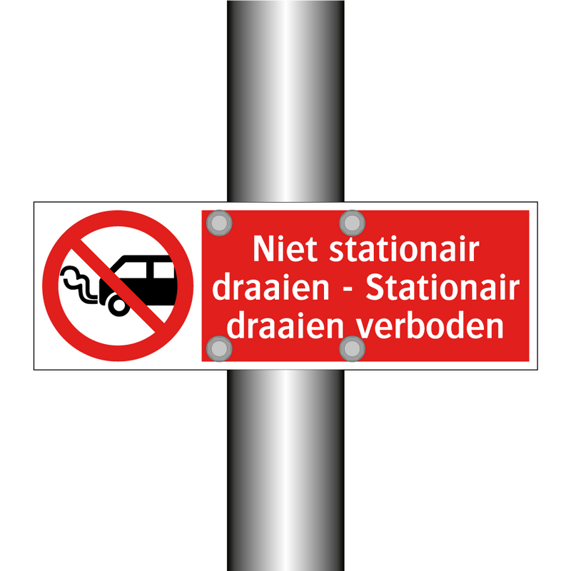 Niet stationair draaien - Stationair draaien verboden