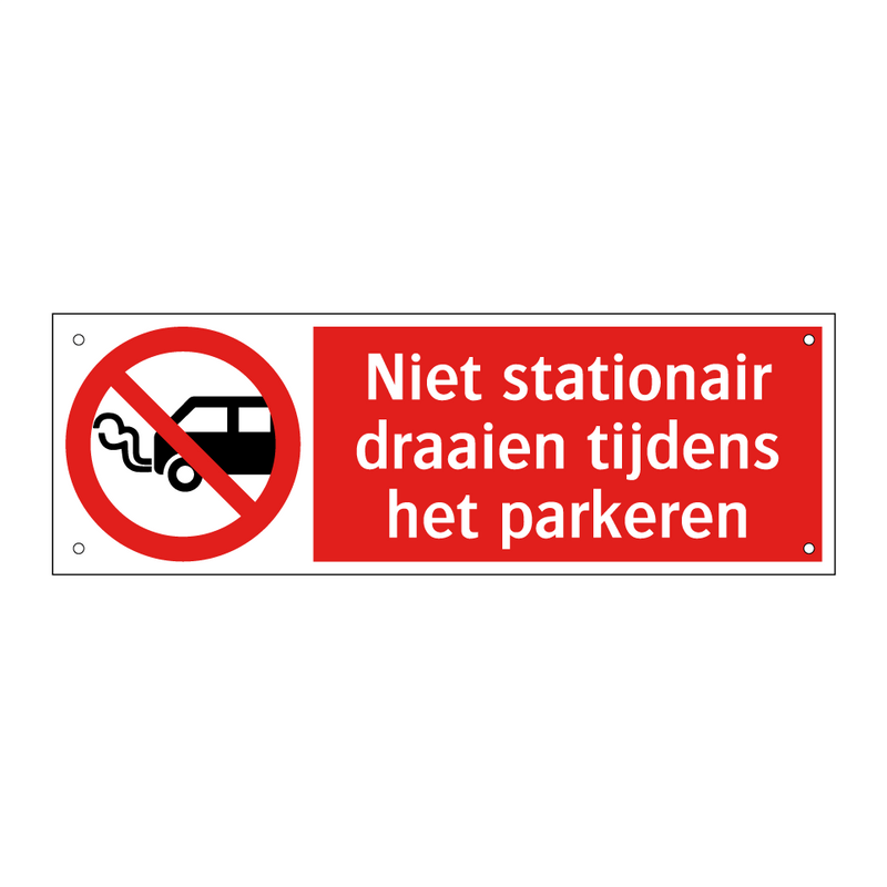 Niet stationair draaien tijdens het parkeren