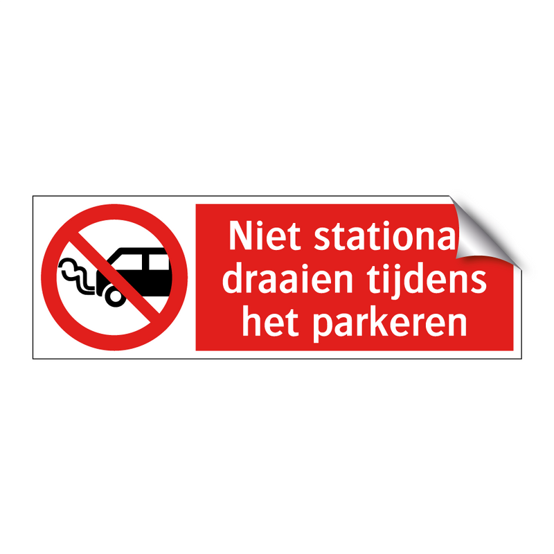 Niet stationair draaien tijdens het parkeren