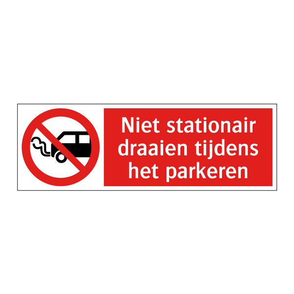 Niet stationair draaien tijdens het parkeren