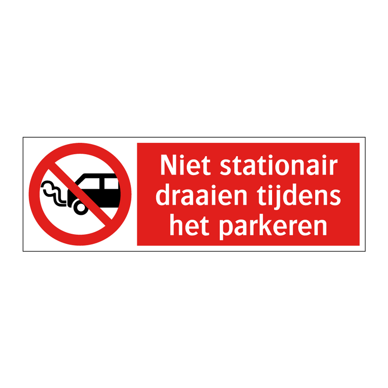 Niet stationair draaien tijdens het parkeren