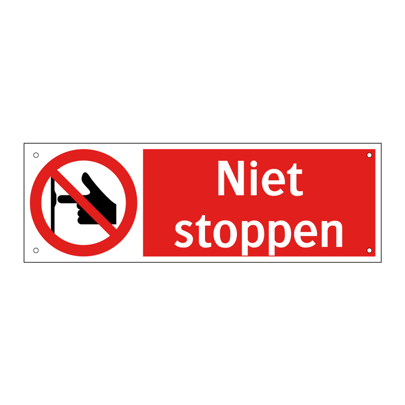Niet stoppen