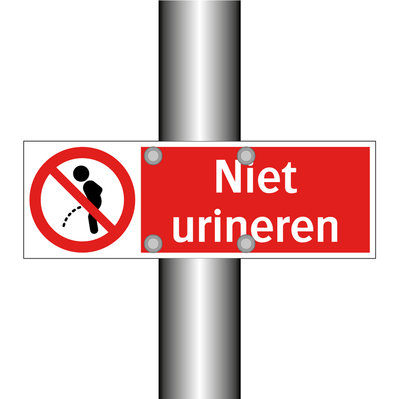 Niet urineren