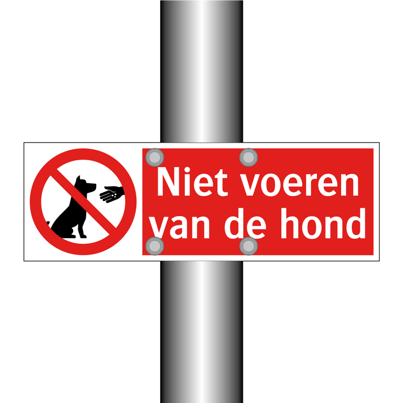 Niet voeren van de hond