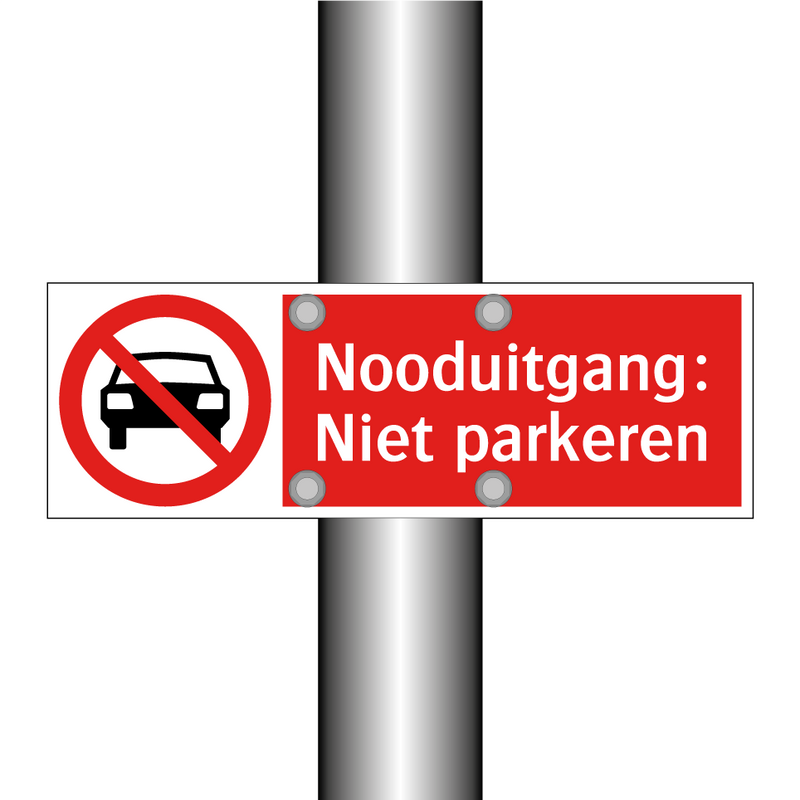 Nooduitgang: Niet parkeren