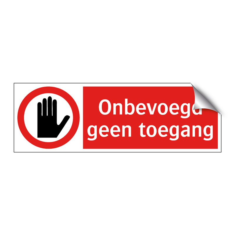 Onbevoegd geen toegang