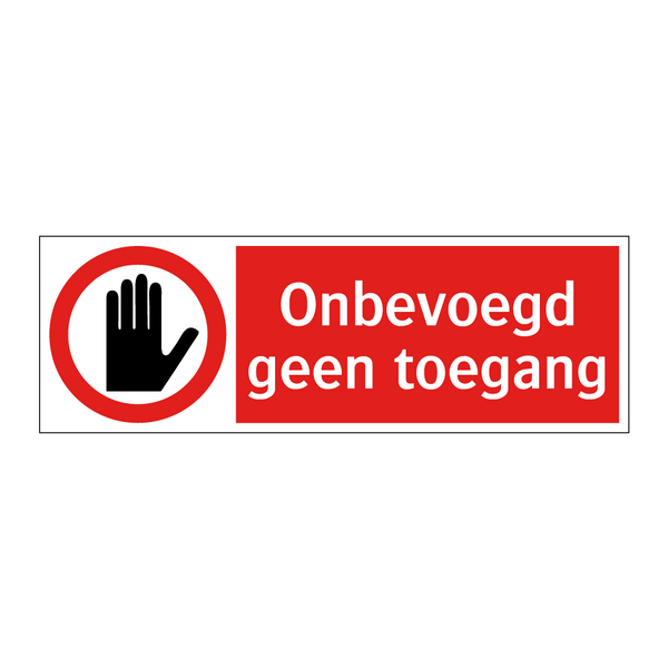Onbevoegd geen toegang