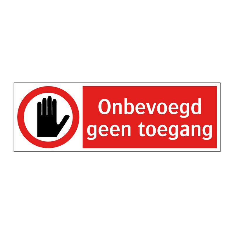 Onbevoegd geen toegang