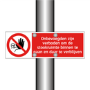 Onbevoegden zijn verboden om de stookruimte binnen te gaan en daar te verblijven