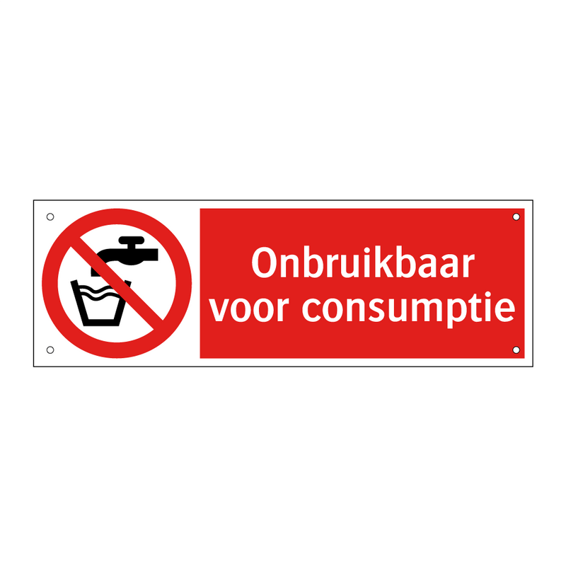 Onbruikbaar voor consumptie