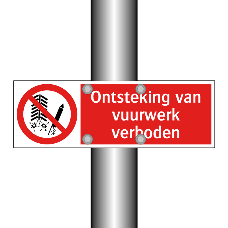 Ontsteking van vuurwerk verboden