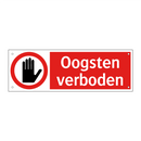 Oogsten verboden