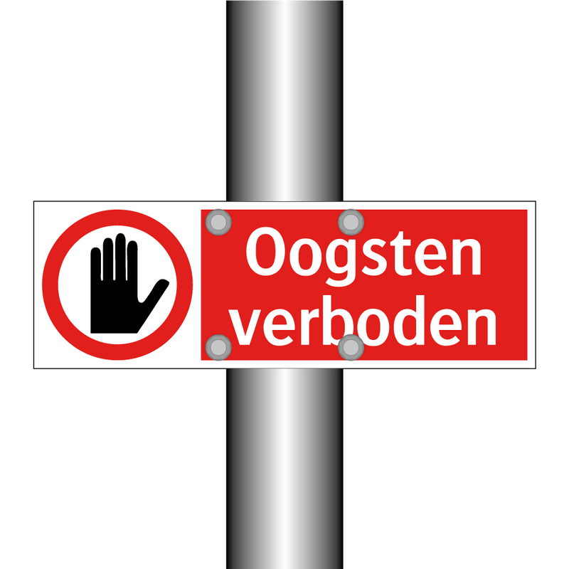 Oogsten verboden