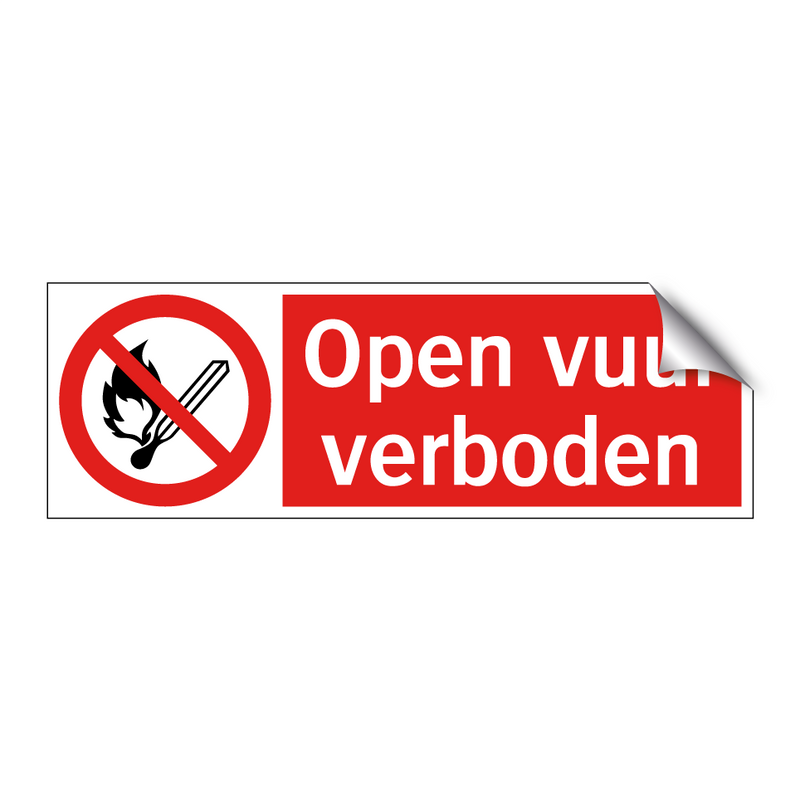 Open vuur verboden