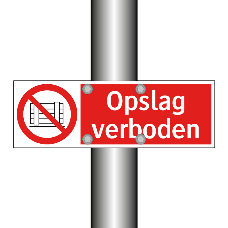 Opslag verboden
