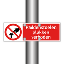 Paddenstoelen plukken verboden