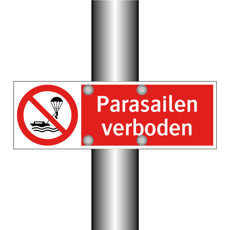 Parasailen verboden