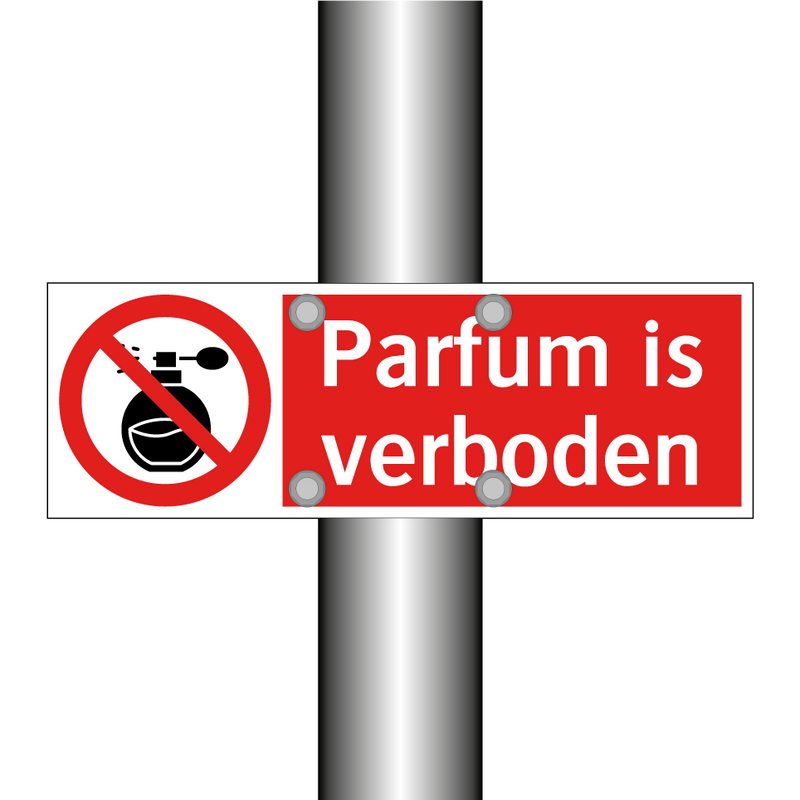 Parfum is verboden