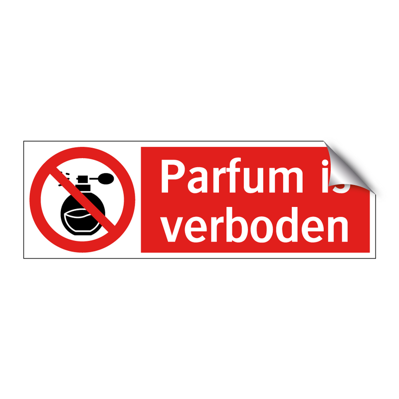 Parfum is verboden