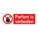 Parfum is verboden