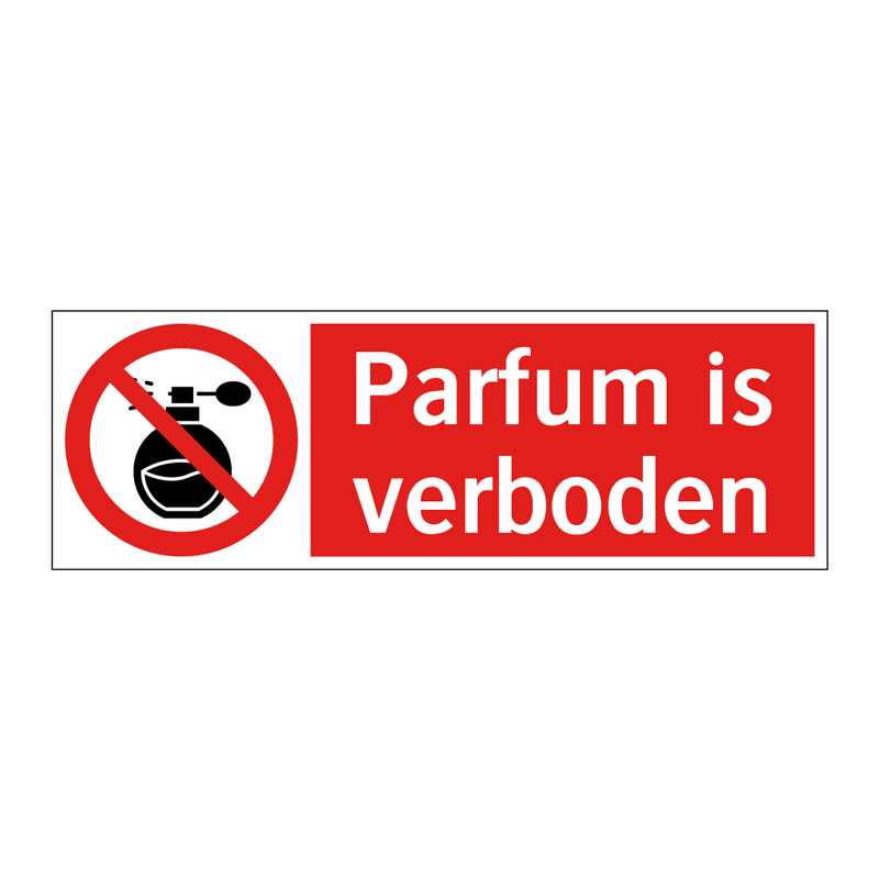 Parfum is verboden
