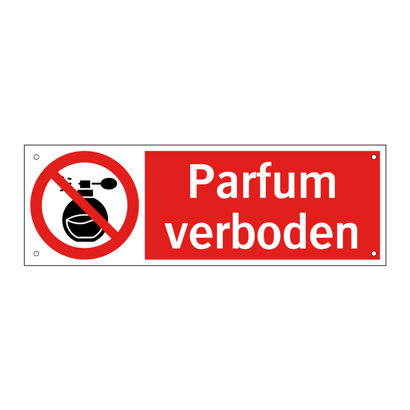 Parfum verboden