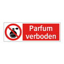 Parfum verboden