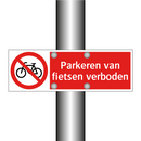 Parkeren van fietsen verboden