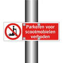 Parkeren voor scootmobielen verboden