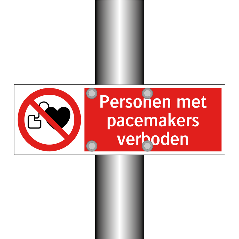 Personen met pacemakers verboden