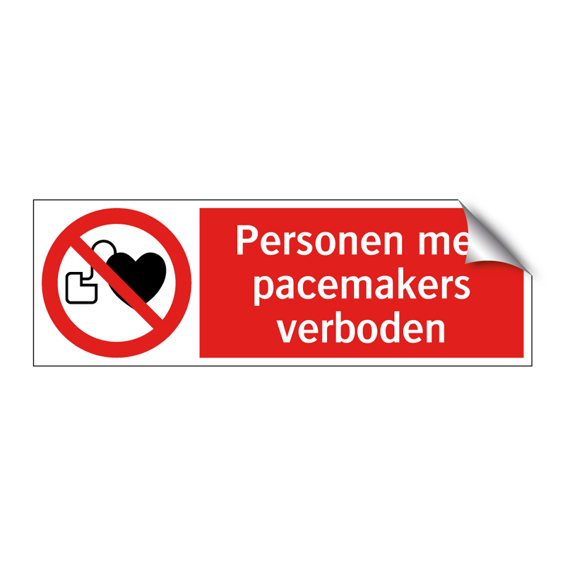 Personen met pacemakers verboden