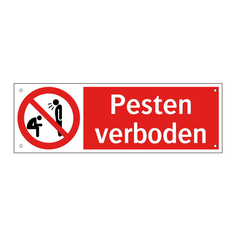 Pesten verboden