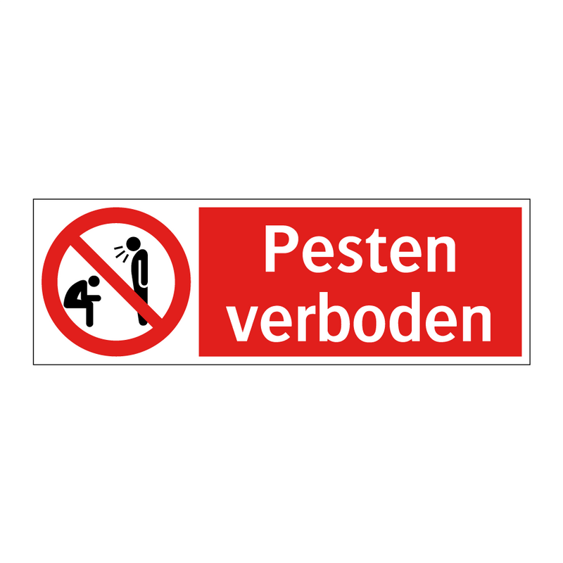 Pesten verboden