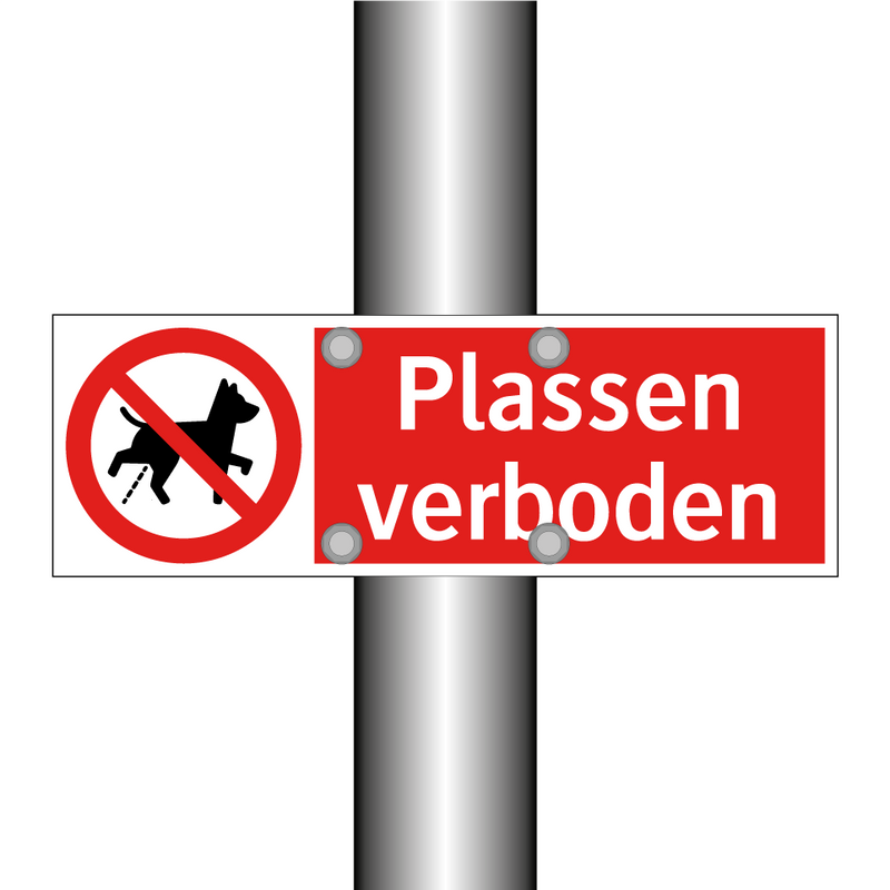 Plassen verboden