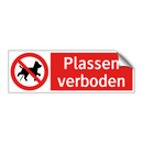 Plassen verboden