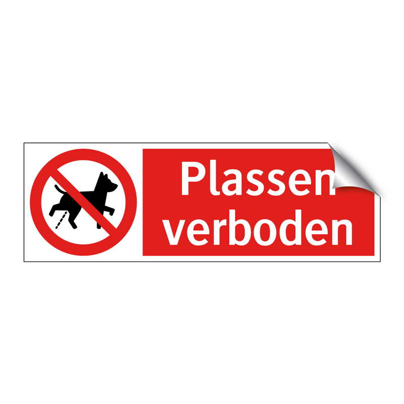 Plassen verboden