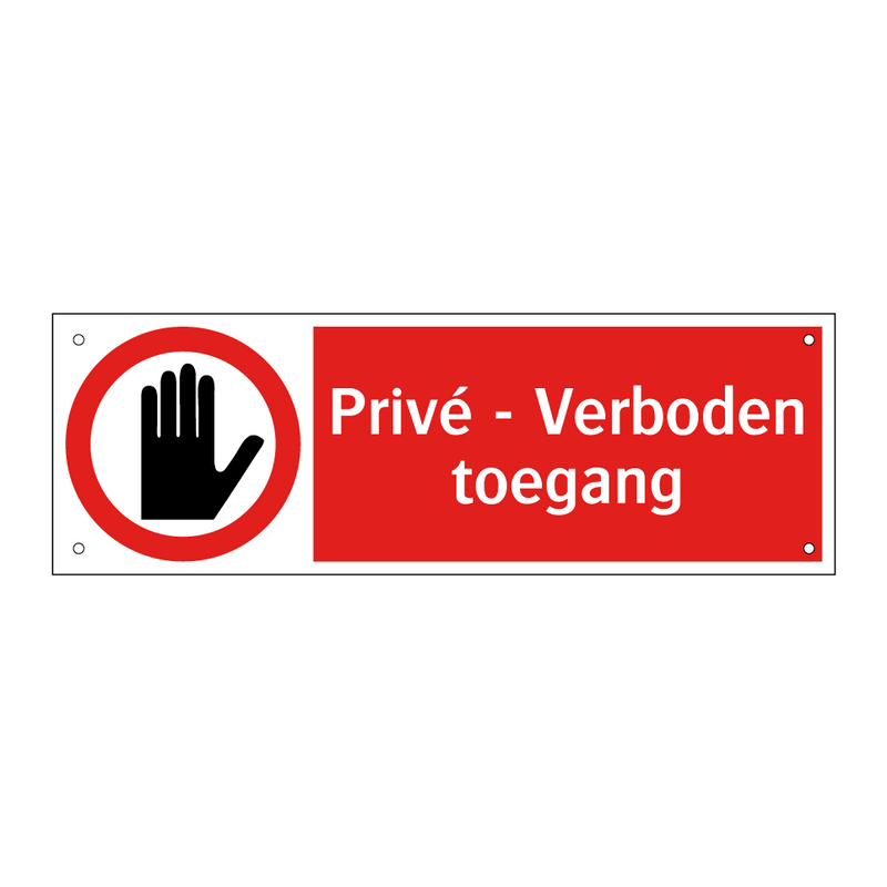 Privé - Verboden toegang
