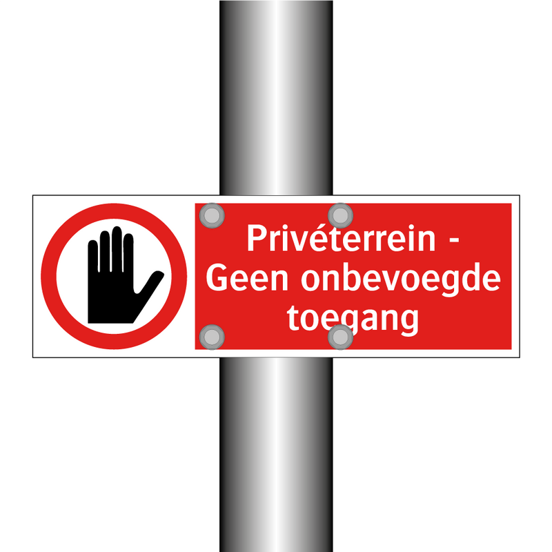 Privéterrein - Geen onbevoegde toegang